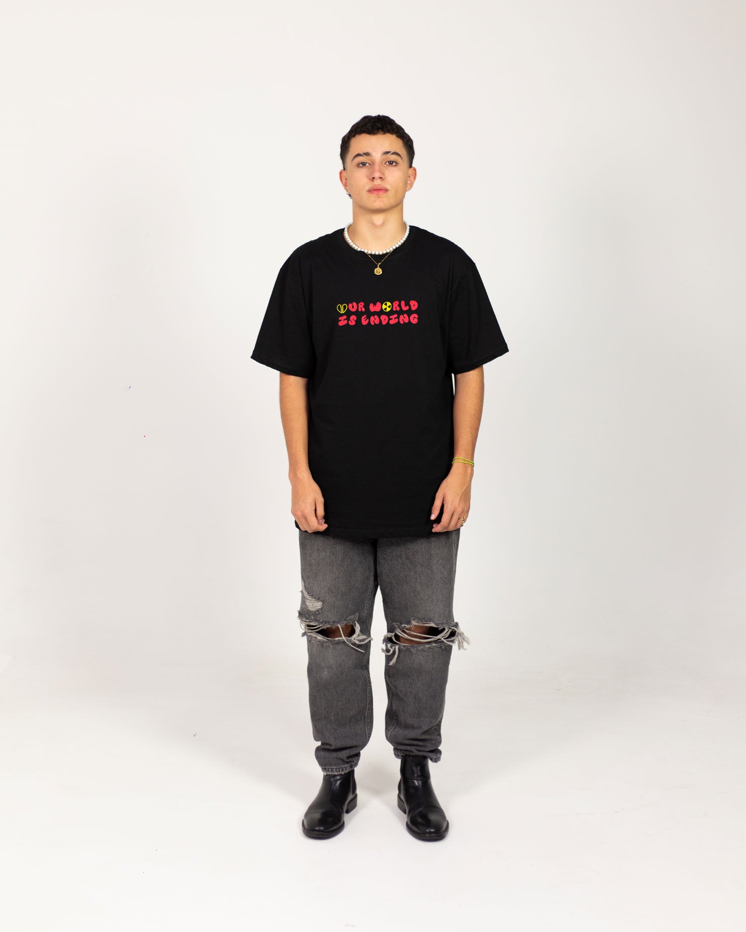 Image of a model posing